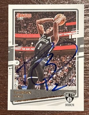 2020-21 Panini Donruss Taurean Prince #121 Signed Card Auto Nets Bucks Autograph - Image 1 of 2