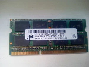 Laptop RAM Paar Mt16jsf2564hz-1g1f1 1019 - Bild 1 von 4