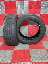 2x Used 215/55 R17 Continental ProContact TX Tires 6-7/32 Tread 215/55/17
