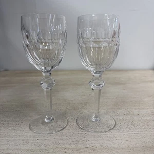 "Dos (2) copas de agua Waterford Crystal Curraghmore 7 5/8"" marca gótica como nuevas" - Imagen 1 de 8