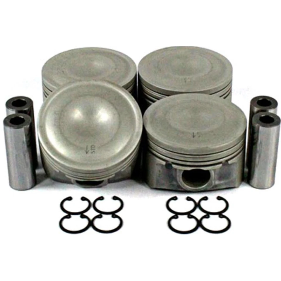 P313 DNJ Pistons Set of 4 for Chevy Saturn Ion Chevrolet Cobalt Saab 9-3 03-05 - Image 1 of 1