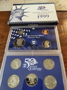 1999S UNITED STATES MINT PROOF SET OF COINS - Picture 1 of 1