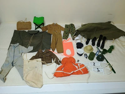 Vintage Lot of 1960s GI Joe G.I. JOE Action Man Clothes & Accessories - Image 1 of 4