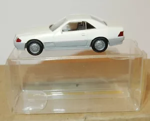 Micro Wiking Ho 1/87 Mercedes Benz 500 Sl Bianca #14141 In Scatola - Foto 1 di 7