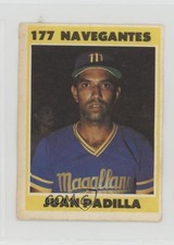1987-88 Venezuelan Winter League Stickers Juan Padilla #177