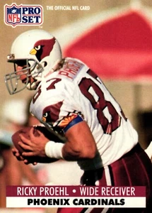 1991 NFL Pro Set #626 Ricky Proehl Phoenix Cardinals Wide Receiver - Picture 1 of 2