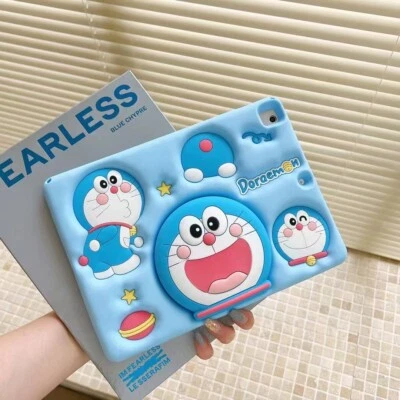Doraemon Kid Shockproof Case For iPad 10th 9 8 7 mini 6 5 4 3 Air 1 2 Pro 11 - Image 1 of 4