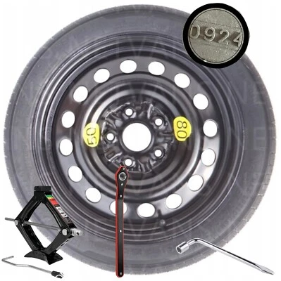 Ruotino di Scorta  17"  per  Ford Puma 125/70R17 con cric e chiave OK MEGABOX - Imagen 1 de 4