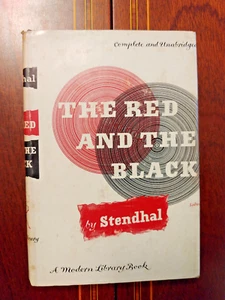 THE RED AND THE BLACK STENDHAL  VINTAGE MODERN LIBRARY #157 HCDJ VG+/VG+ - Picture 1 of 10