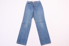 Vintage 80s Calvin Klein Womens 9 Distressed Faded Straight Leg Denim Jeans USA