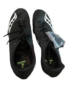 Saucony Men's Spitfire Sz 12 Track & Field Running Shoe Black - Picture 1 of 7