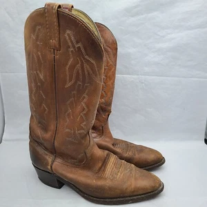 Dan Post El Paso Marlboro Size 8 EW P2551 Vintage Western Cowboy Boots md USA - Picture 1 of 15