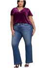 Torrid Jeans Womens Size 22T Blue Dark Wash Mid Rise Flare Leg Denim Bootcut