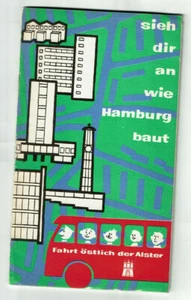 Broschüre + Stadtplan - Sieh dir an wie Hamburg baut - Fahrt östlich der Alster - Picture 1 of 4