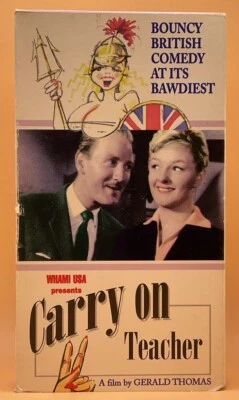 Carry On Teacher VHS 1959, 1980s British Comedy **Buy 2 Get 1 Free** - Image 1 of 3