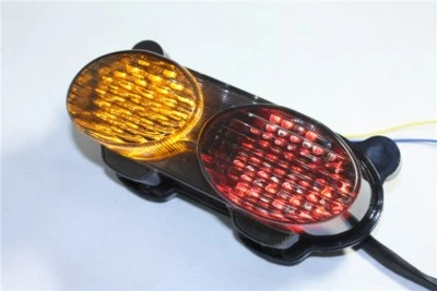 Luz trasera LED freno intermitente integrado para Kawasaki ZR7S ZX6R J1/J2 G1/G2 S Foto 1 de 4