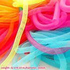 10M/Lot Colorful Mesh Tube Ribbon DIY Crafts Hair Design Wreath Jewelry 16mm