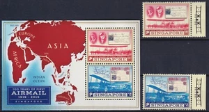 Singapore 2019 Transport, Aviation, Airplanes, Airmail MNH** - Picture 1 of 1