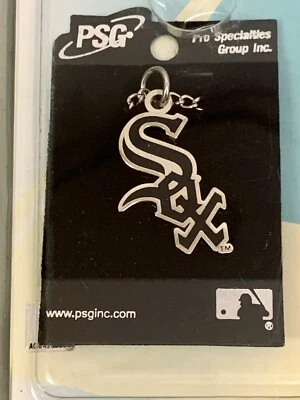 Chicago White Sox MLB Baseball Decorative Pendant and Chain PSG Fan Necklace NEW - Image 1 of 4