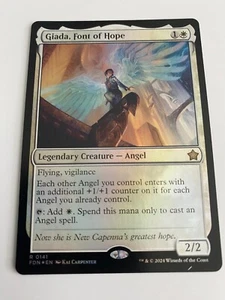 Giada, Font of Hope #141 FOIL NM MTG Foundations FDN Rare Angel Commander - Picture 1 of 5