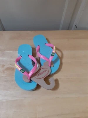 Havaianas Girls Flip Flops Size 10C    NEW WITH TAGS - Image 1 of 3