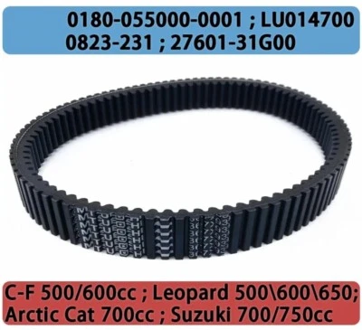 0180-055000 Drive Belt 36.7x939 For Stels 600Y Leopard Dinli 600GT LU014700 - Image 1 of 4