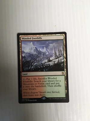 MTG Wooded Foothills Khans of Tarkir 249/269 Regular Rare - Image 1 of 4