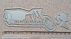 My Graduation Metal Layered Cutting Dies Craft  up to 13cms x 5.5 cms High NEW - Picture 1 of 1