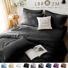 LBRO2M Bed Sheets Set King Size 6 Piece 16 Inches Deep Pocket 1800 Thread Count 