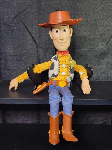 Thinkway Toys Playtime Sheriff Woody INTERACTIVE HAT Pixar Vintage 15" Inch RARE Cover