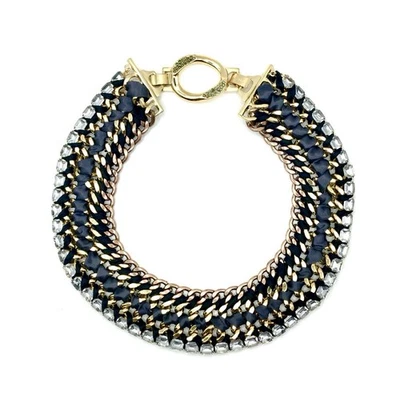 Collar Babero Punto Stella Retirado Tempestad Declaración Gótico Negro Retro Boho Foto 1 de 4