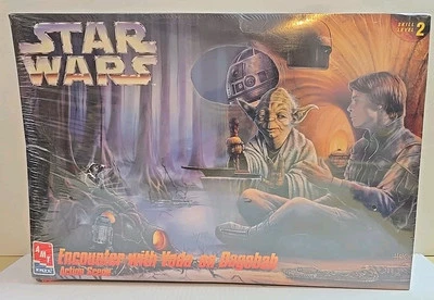 Star Wars AMT Encounter with Yoda on Dagobah Action Scene SEALED Model Kit #8263 - Image 1 of 3
