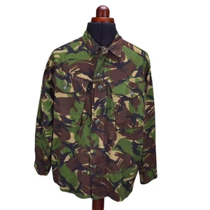 British Army Camo Military Woodland DPM Shirt 170/104 L Short Zip - Picture 1 of 11