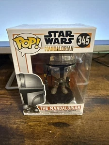Funko Pop! Star Wars The Mandalorian Amazon Exclusive Figure #345 DAMAGED BOX - Picture 1 of 6