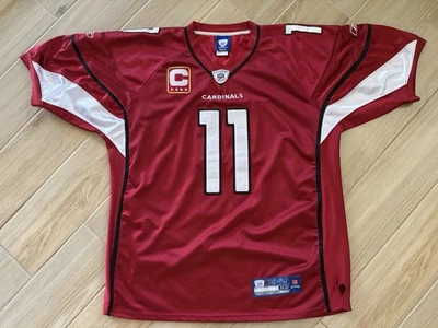 Camiseta Reebok On Field NFL Arizona Cardinals Larry Fitzgerald #11 Capitán Talla 52 Foto 1 de 4