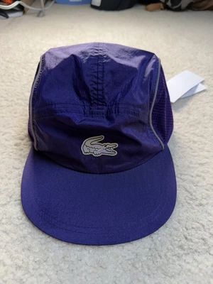GORRA LACOSTE X CONCEPTS NYLON 5 PANELES Sombrero Púrpura Reflectante Poliamida Talla Mediana Foto 1 de 4