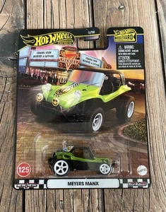 2025 Hot Wheels Meyers Manx Boulevard 125 Premium Green Real Riders - Picture 1 of 2