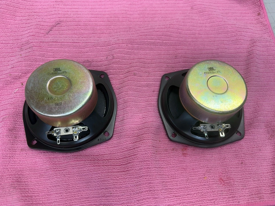 2X Altavoces controladores de woofer JBL 4,8” 4 ohmios # C120R22J1971 FUNCIONAN MUY BIEN ver fotos 🔥 Foto 1 de 4