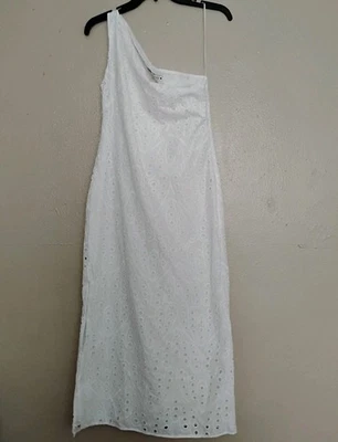 Vestido Zara Mediano Encaje Midi Crochet Playa Boho Casa de Campo Núcleo Campesino Bohemio  Foto 1 de 4