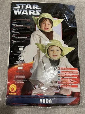 Fantasia infantil Star Wars Yoda romper 6-12 meses rubis Halloween bebê - Imagem 1 de 3