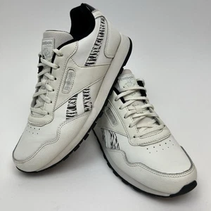 Reebok Classic Harman White Zebra Shoes Low Top Lace Up H05894 Women’s 10 - Picture 1 of 11