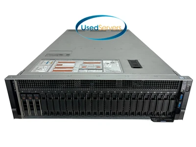 Dell R940 24SFF Server 256GB 4xPlat 8158 3GHZ=48Cores 3x1.2TB 10K H730P - Image 1 of 2
