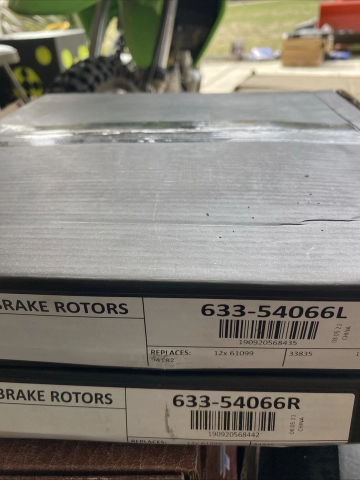 633-54066l 633-54066r 12-18 ford focus rotores traseros laterales izquierdo y derecho! Foto 1 de 1