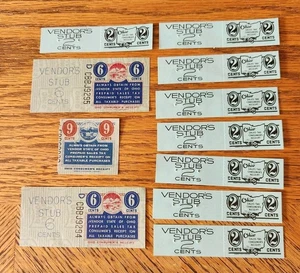 Rjkstamps lot Ohio Consumers Prepaid Tax Coupons. 11 Stamps. See Scans - Picture 1 of 3
