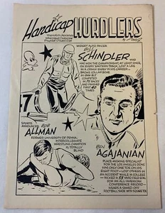 1949 cartoon page ~ BILL SCHINDLER, BOB ALLMAN, BEN AGAJANIAN Los Angeles Dons - Picture 1 of 1