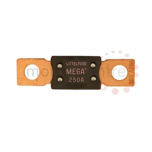 Littelfuse 250A MEGA Bolt Down 12V 24V 32V Fuse 250 Amp M8 holes 0298250.ZXH - Picture 1 of 1