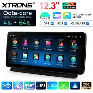 Navi Android 14 Oct-Core Car Play Stereo GPS 4G WiFi For Benz W218 C218 2014-17 - Picture 1 of 18