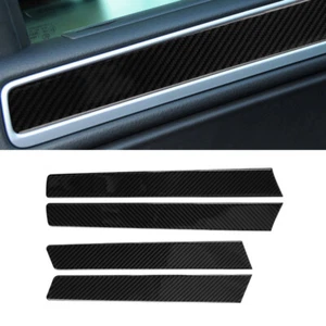 4x Kohlefaser Türinnenblech Streifenaufkleber verkleidung für VW Touareg 2011-18 - Bild 1 von 7