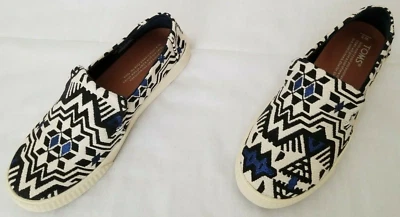 Zapatillas informales de lona bordada Toms multicolor talla W5 para mujer 1002920518 Foto 1 de 4