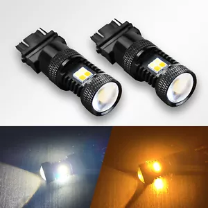 Innovited LED Turn Signal Light Bulbs White Amber Switchback 3157 3057 4057 4157 - Picture 1 of 5